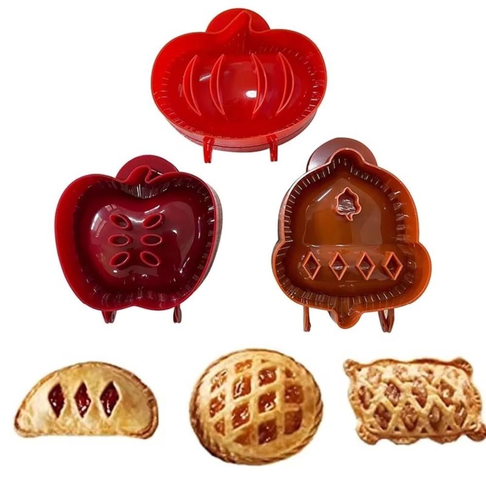 Portable Holiday Mini Pie Mold Multifunctional Pumpkin Cookie Tool Hand Pie Press Mold Maker Hand Pie Molds