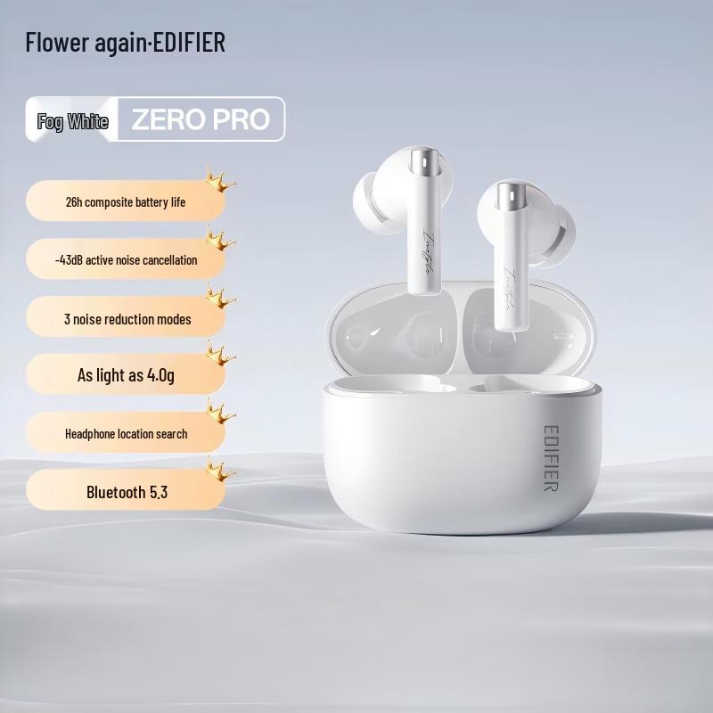 Edifier Zero Pro True Wireless Noise-Cancelling Earbuds