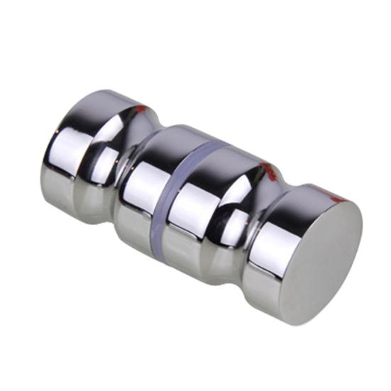 Stainless Steel Back-to-Back Glass Door Knob Puller Push Bathroom Shower Handle