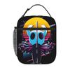 1 Piece Zipper Closure Shadow Insect Warrior Storage Bag Pocket Hollow Knight School Lunch Food Box Reusable For Lunch Food Bag
