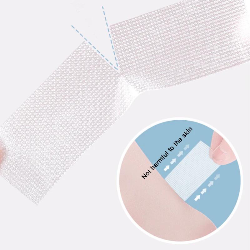 1 Roll Anti-Wear PE Heel Sticker Tape Heel Patch Protector Waterproof First Aid Blister Foot Pad Heel Inserts Grips 5M X 2.5CM