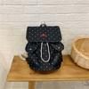 Schoolbag Bow Polka Dot Strap Backpack Female College Style College Student Commuter School Bag Niche Leisure Travel Small Backpack
