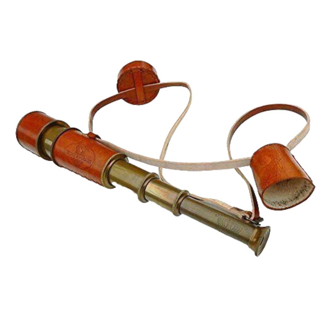 NAUTICAL MART Brass Nautical Antique Telescope 18"Long spyglass Halloween gift
