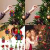 Cartoon Style Green Monster Christmas Tree Hanging Ornament For Home And Car