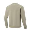 Li Ning Sweatshirts Men's Solo Green Crew Neck Moderate Regular AWDV545-3