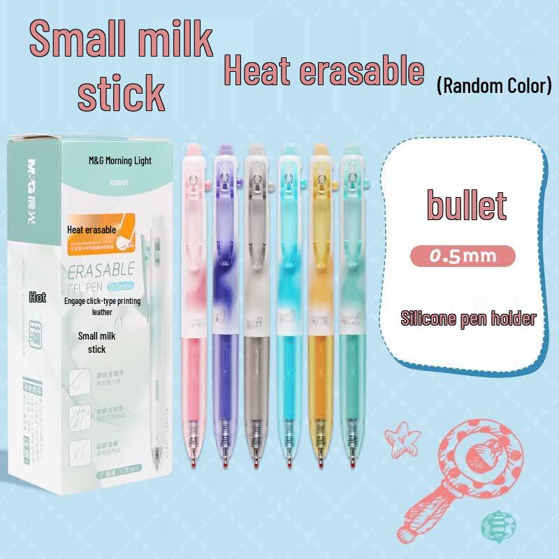 M&G Erasable Click Gel Pen 0.5mm