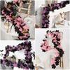 Silk Leaves Halloween Garland Multicolor Artificial Leaves Flower Wreath Fireplace Stair