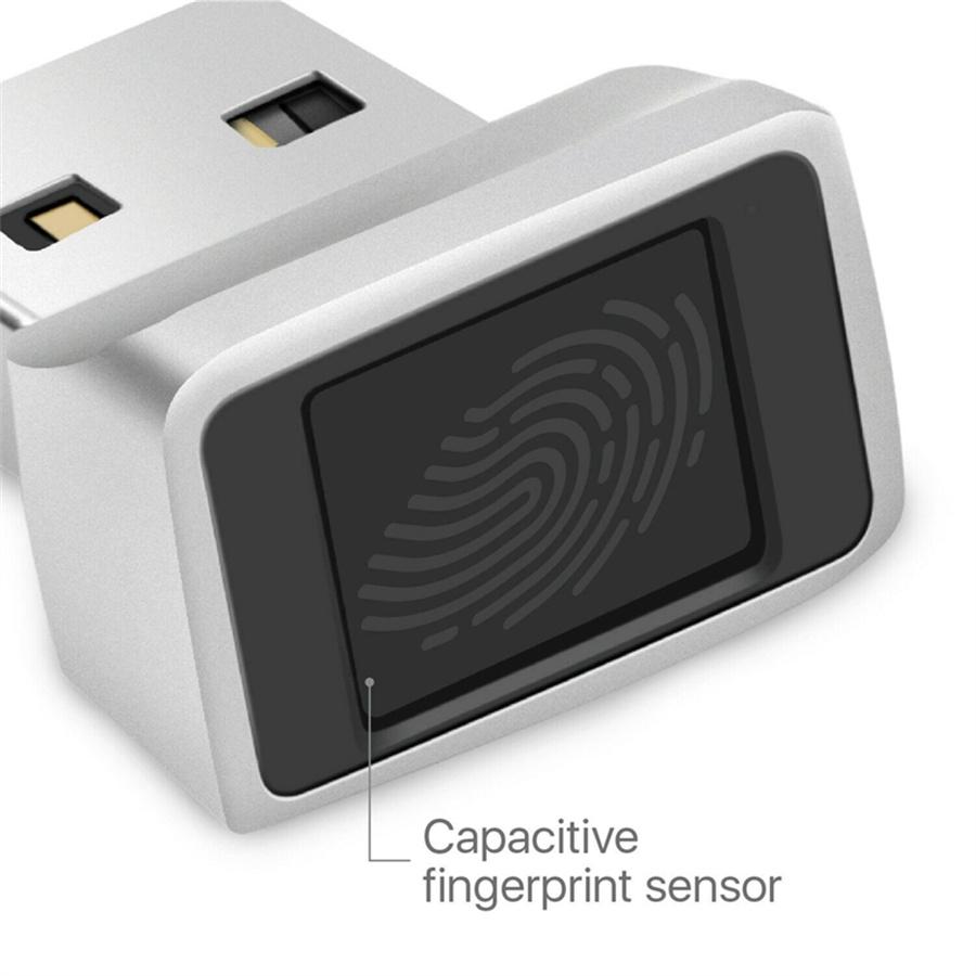 USB Fingerprint Reader For Windows 10Hello Laptop PC 360° Sensor Security Device