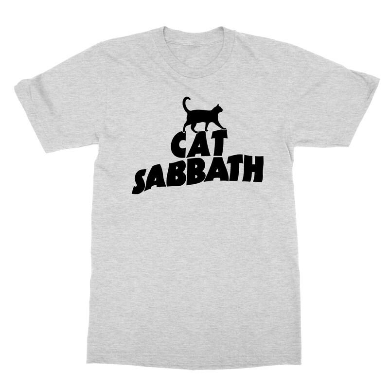 Cat Sabbath Funny Metal Band Parody Music Kitty Lover Unisex T-Shirt
