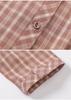 2026 Stylish Plaid Print Top for Middle-Aged & Elderly Women - Mom's Summer Fashion Shirt