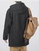 Men's Winter Fleece-Lined Loose-Fit Denim Jacket with Hood - Trendy Mid-Length Lambskin Windbreaker