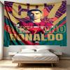 Cristiano Ronaldo Print Tapestry - Portable Wall Decor Cloth, for Home, Dorm, Travel, Bedroom, Living Room - Ideal Birthday Housewarming Gift