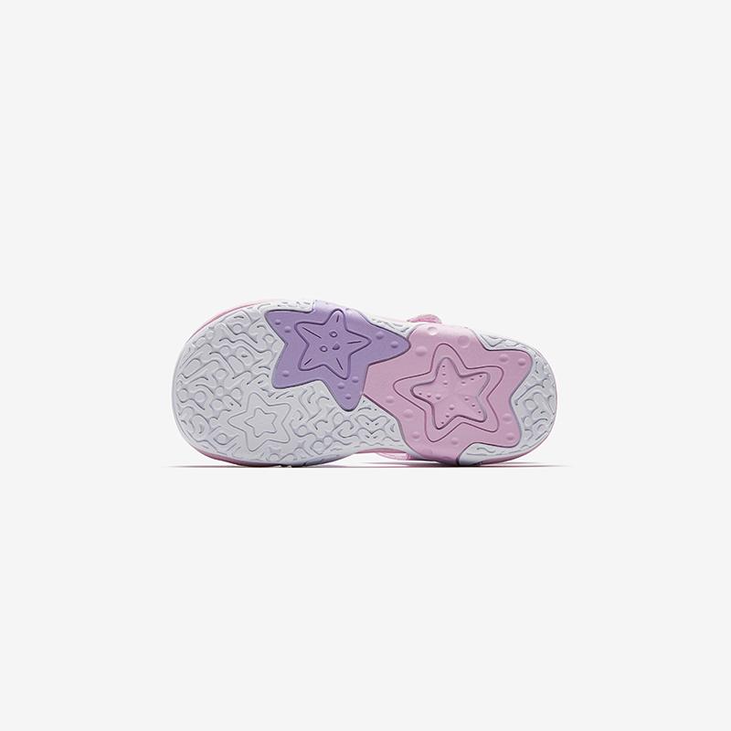 Anta Antiskid Low-Top Walking Shoes Baby Shoes Pink Purple 322420071-2