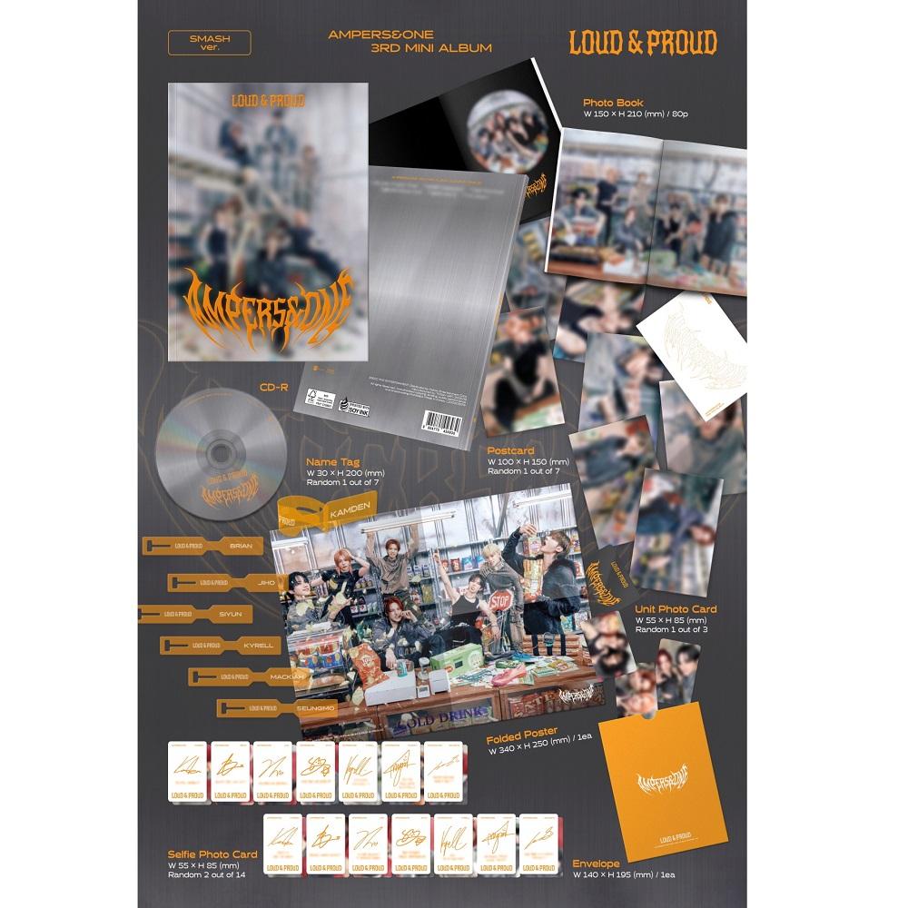 [8/13 Release] AMPERS&ONE - 3rd Mini Album LOUD & PROUD CD