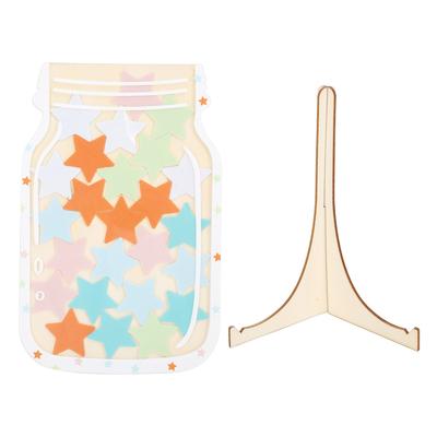 Sternen-Belohnungsglas für Schüler Holz-Acryl-Pinnwand Positive Verhaltens-Tafel Belohnungssystem für Schulklassen