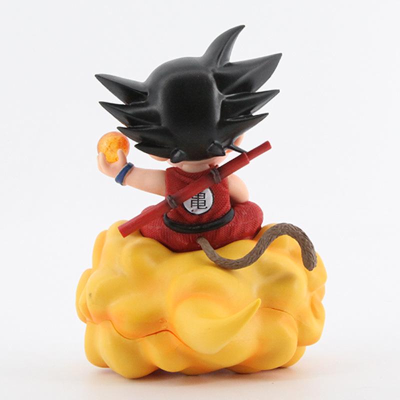 Anime Dragon Ball Son Goku Figure Somersault Cloud Model Doll Dragon Ball Car Toy Action Figure PVC Sitting Position