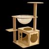 Oujiewang D09 Large Space Capsule Wooden Cat Tree