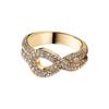 New 925 Silver Three-Leaf Clover Alphabet Heart Flower Women's Ring Suitable for Wedding Party Fashion DIY Gift