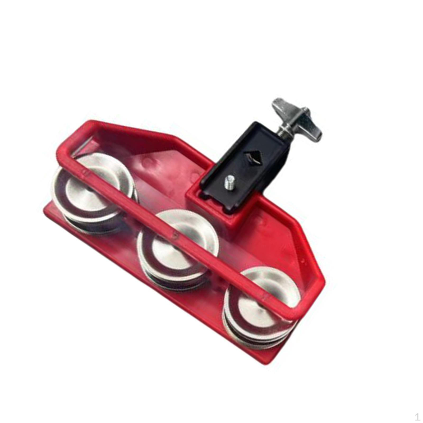 

Cymbal Hi Hat Tambourine Music Rhythm Mountable Bell Piece Percussion Istrument Argent