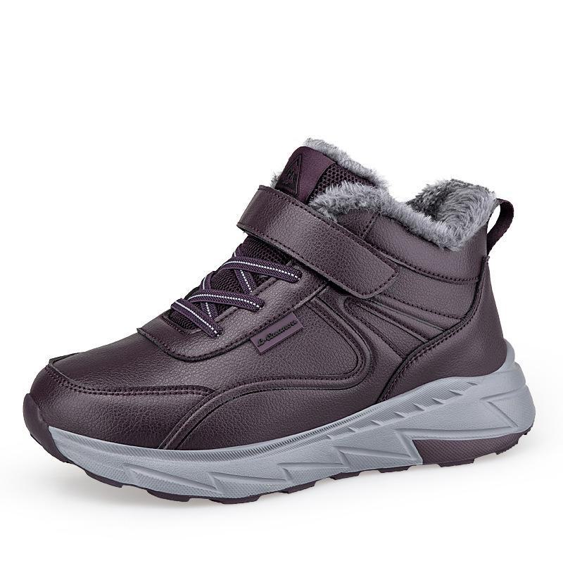 

Удобные нескользящие высокие хлопковые туфли с мягкой подошвой и бархатной подкладкой для пожилых мужчин и женщин 40 фиолетовый