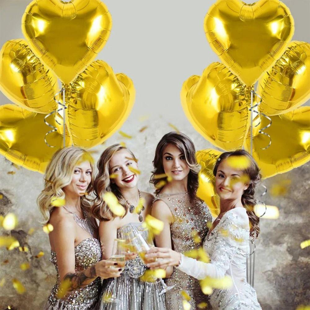 12Pcs Inflatable Love Heart Balloon Love Decoration Wedding Engagement Party Decor  Valentine's Day