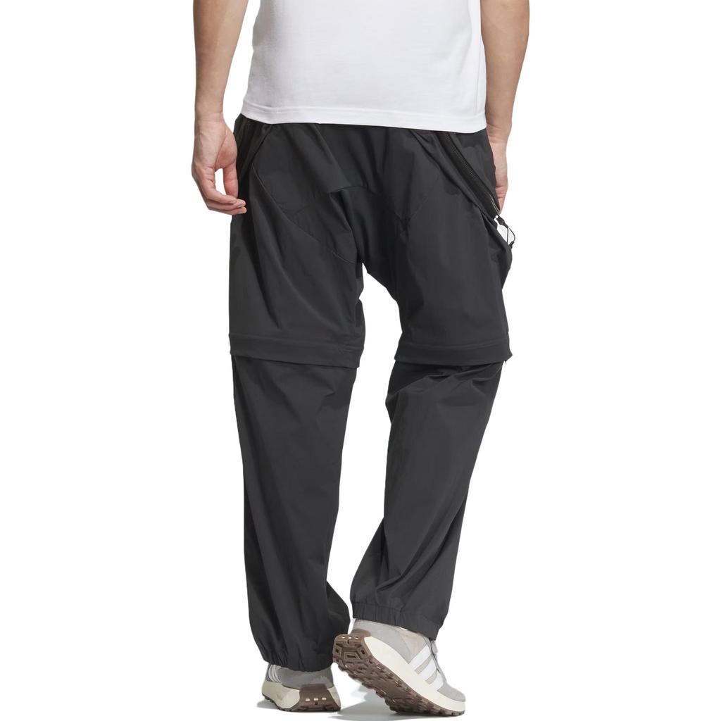 adidas Originals X Hamcus Kolaborácia FW23 Trojfarebné Odnímateľné Cargo Nohavice na náradie Unisex Nohavice Uhlovo-Čierne IX7082