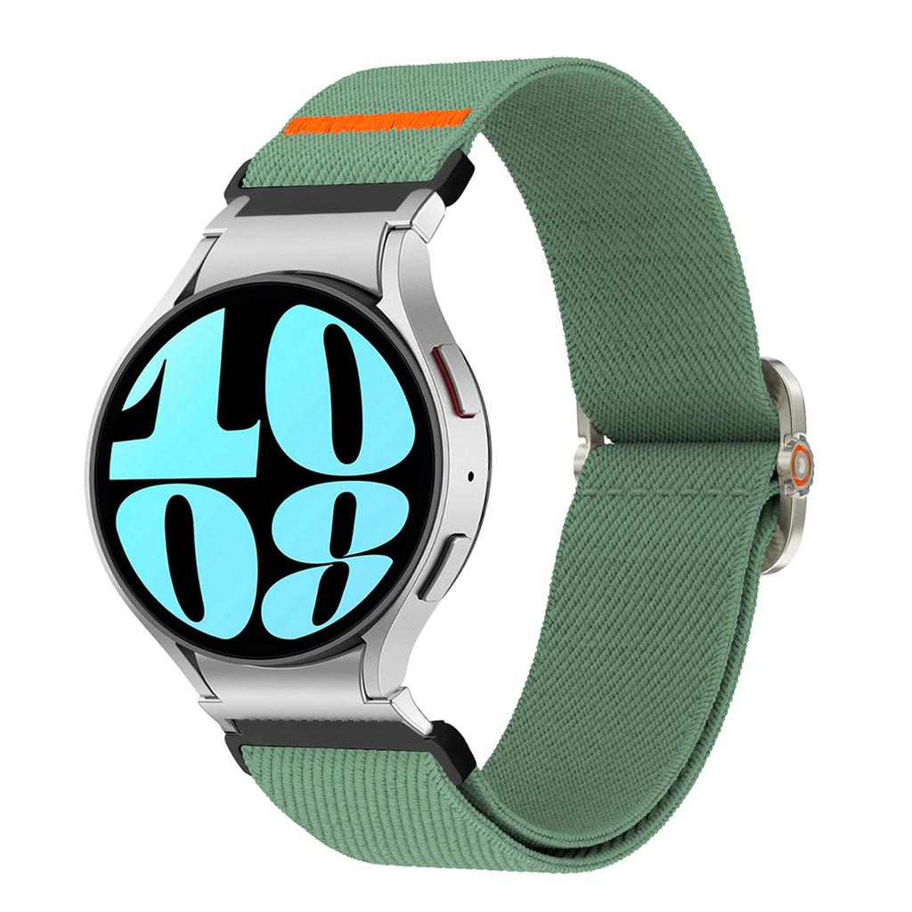 Ремешок для браслета Samsung Galaxy Watch 7/6/5/4 40 44 мм Плетеный нейлоновый спортивный ремешок для Galaxy watch 6/4 Classic 5 Pro Умные часы
