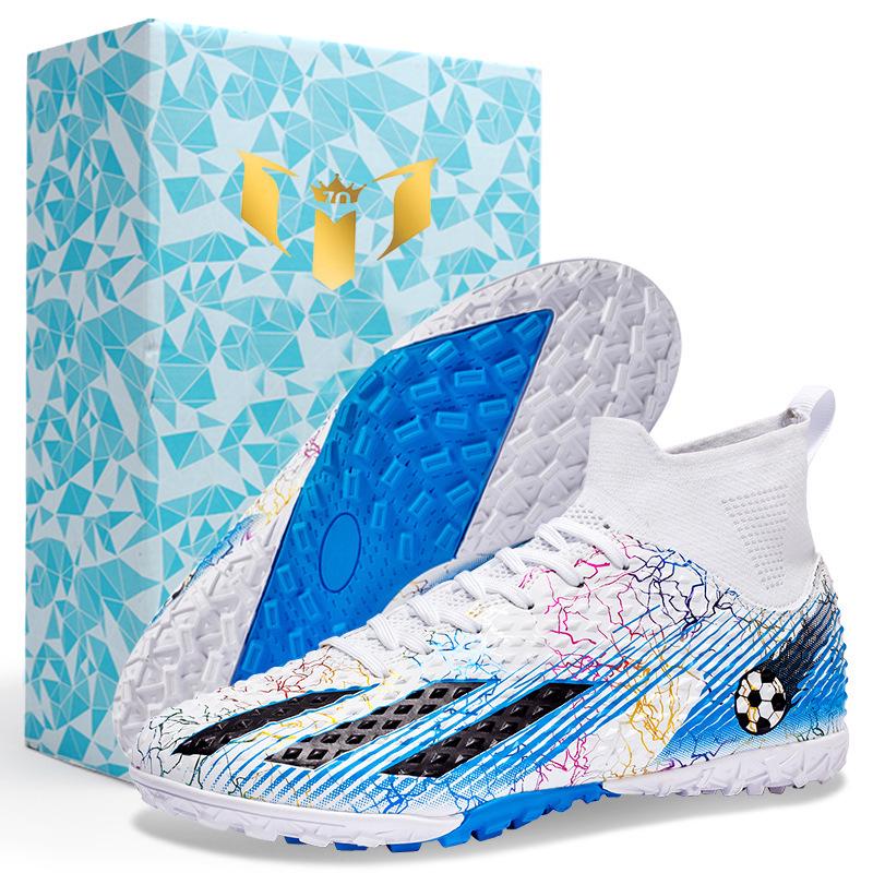 Xiyin High-Top Breathable Football Futsal Shoes with Long/Multi Studs