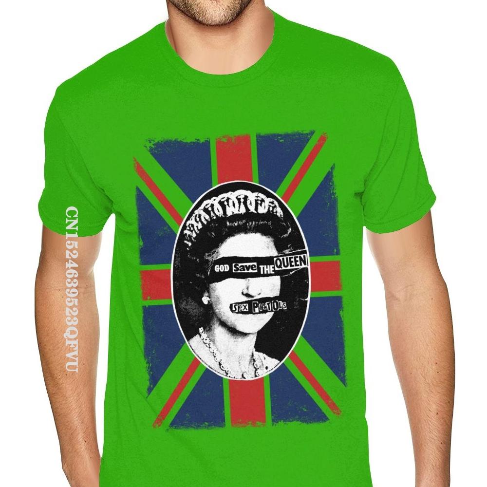 Sex Pistols Tee God Save The Queen Cotton Boys Make Your Own Top T-shirts Normal Brand Mens Tops T Shirt Normal Cotton