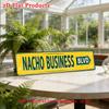 2D Flat 2Dflat 1pc 40X10 Cm Retro Nacho Commercial Avenue Street Metal Sign Mexican Restaurant Bar Wall Decor Plaque 16X4 Inches