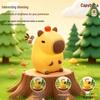 Capybara Silicone Pat Light: Rechargeable Timer Desk Lamp & Sleep Companion