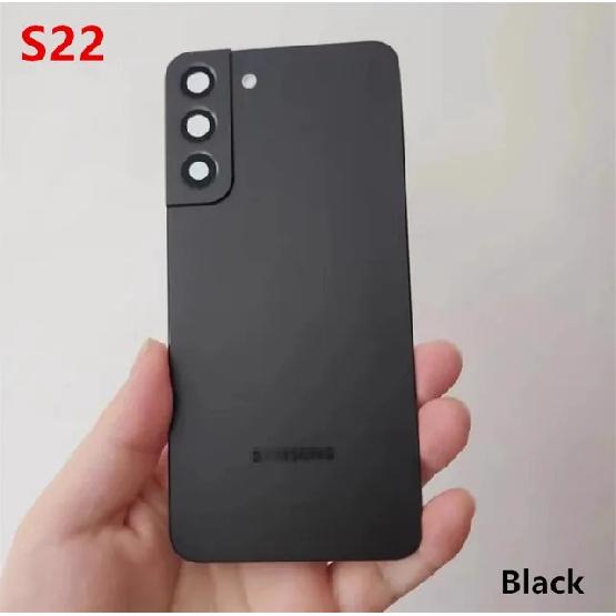 S908 Housing For Samsung Galaxy S22 Ultra Plus S901 S906 5G Battery Cover Glass Repair Back Door Rear + Logo Camera Lens