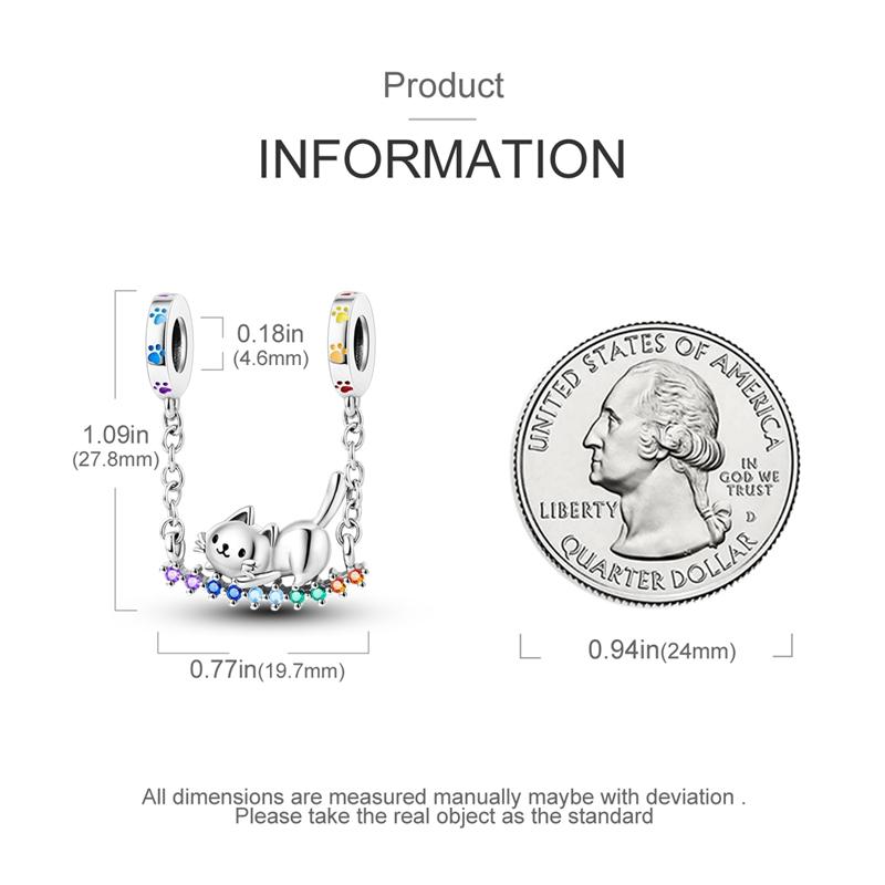 Miedziane Zawieszki Koty Zwierzęta Koraliki Miłośników Wisiorek Pasują do Oryginalnych Bransoletek Dziewczęce Urocze Biżuteria DIY Prezenty