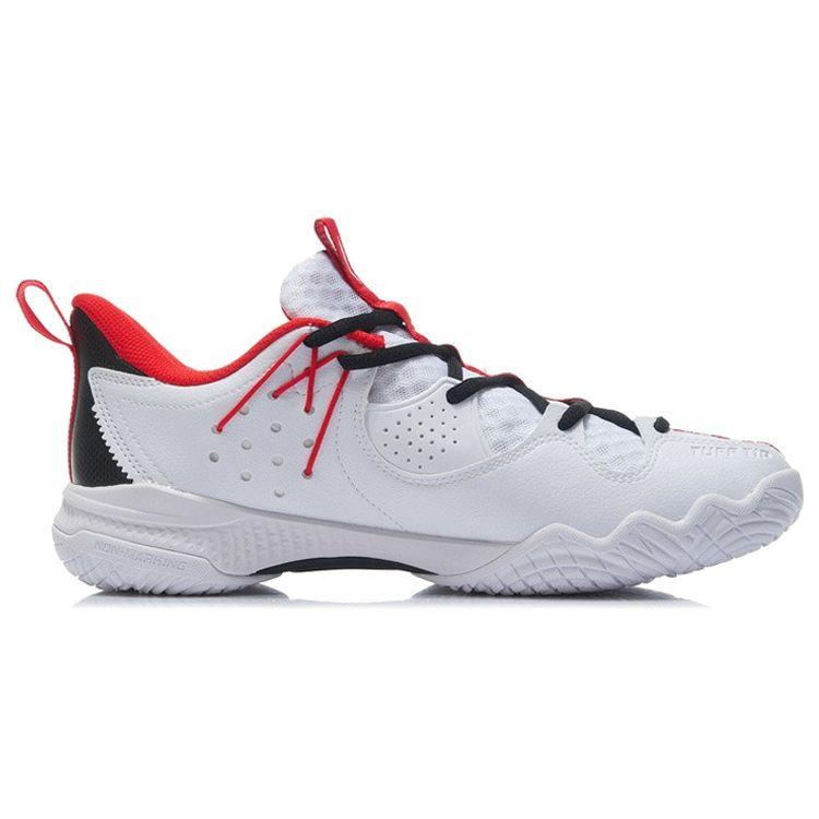 Li Ning Battle Axe III Lite Shock Absorbing Non-Slip Low-Top Badminton Shoes Unisex Shoes Black White AYTR021-2