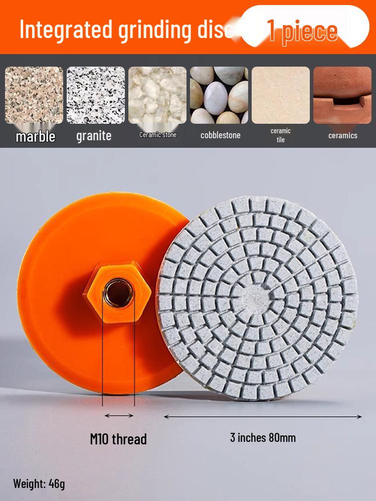 Tile Trimmer & Edger: Integrated Grinding & Polishing Disc for Beveling