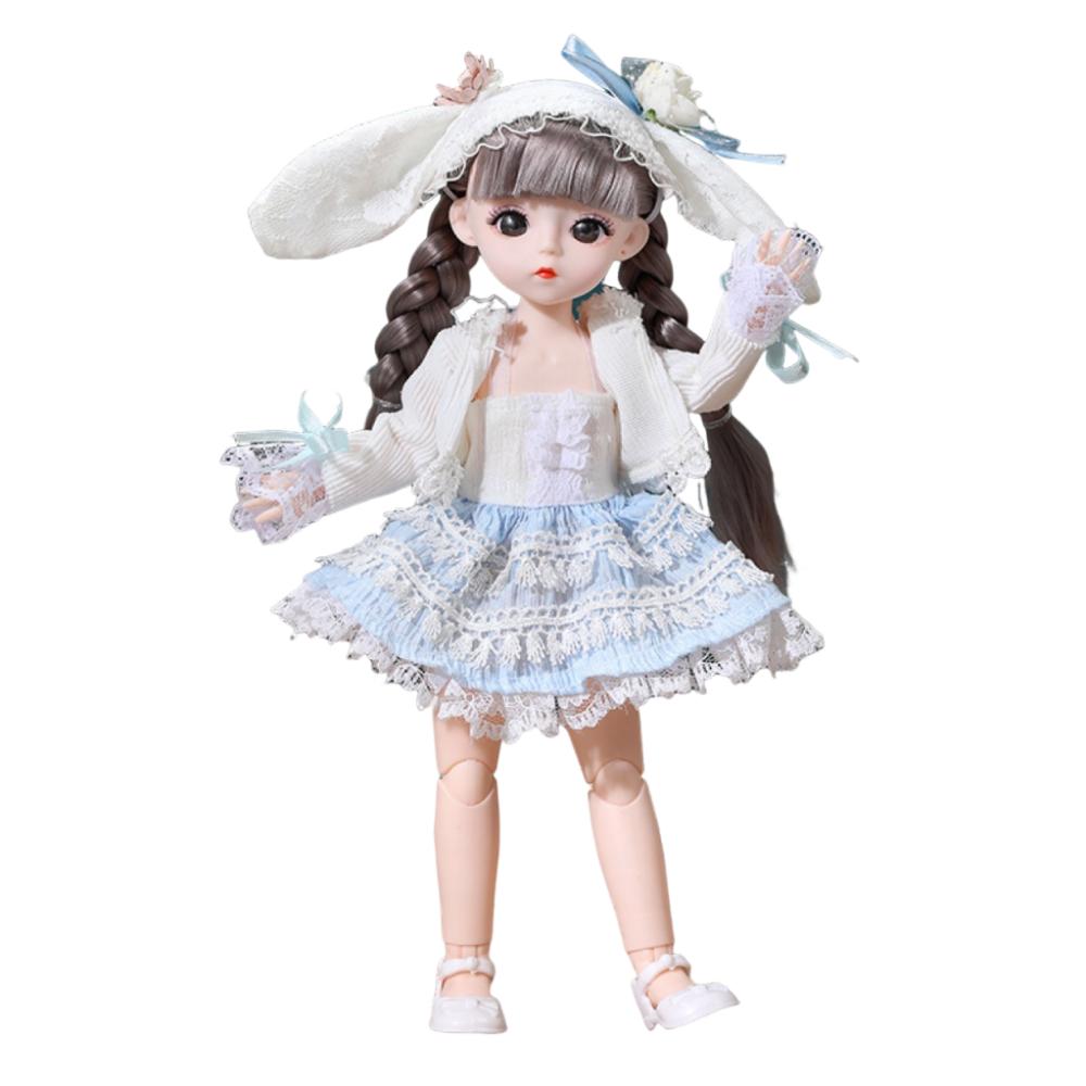 Mode Design Pop Jurk Set Mooie Jurk Met Schoenen Pop Vervangende Kleding Hoed Accessoires Pop Kleding Pak