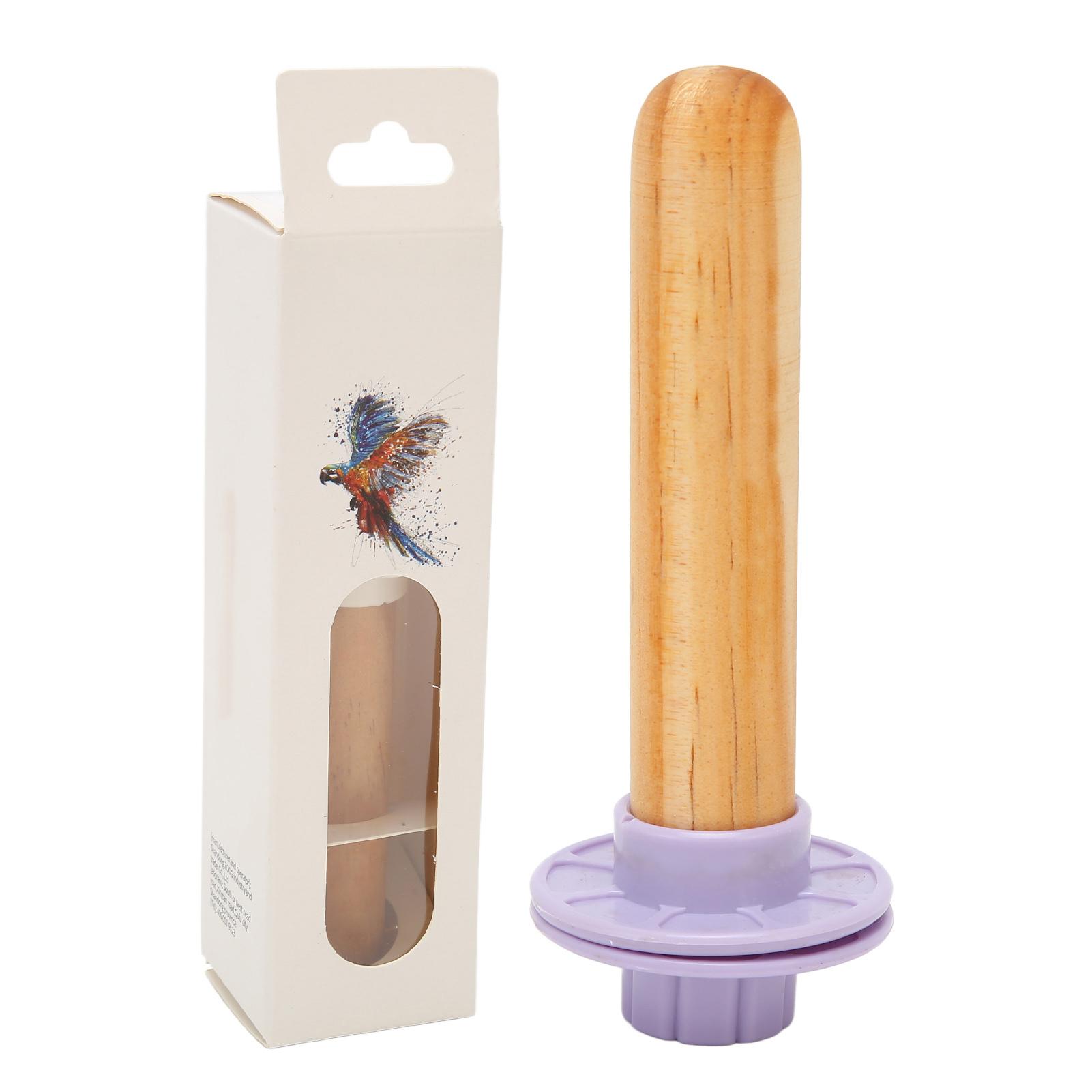 Wood Bird Cage Perch Paw Grinding Parrot Perch Bird Stand Toy Platform for Small Birds Cockatiels Lovebirds Budgie