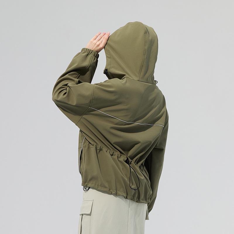 Windproof Hooded Water-Repellent Durable Outdoor Sports Jacket