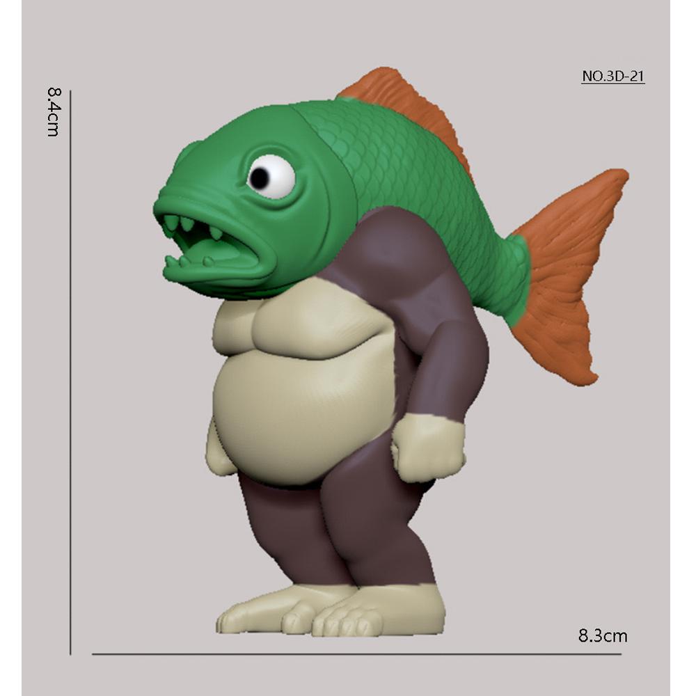 Italian Brainrot Animal MOC Building Block Tung Tung Tung Sahur Wheel Frog Elephant Tree Monster Monkey Toy Desk Decoration Q064