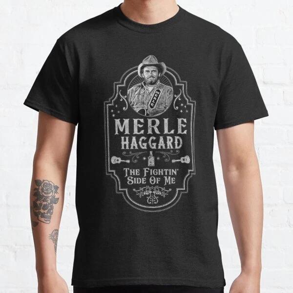 Merle Haggard The Fightin Side Of Me T-shirt Classica Tributo S-3XL