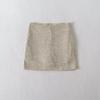 Women's Spicy Retro High-Waisted Knit Mini Skirt - Solid Color, Sexy Hip-Hugging A-Line for Autumn/Winter