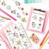 500pcs/Roll Waterproof Floral Envelope Sealing Labels DIY Decals Daisy Flower Stickers  Phone Case