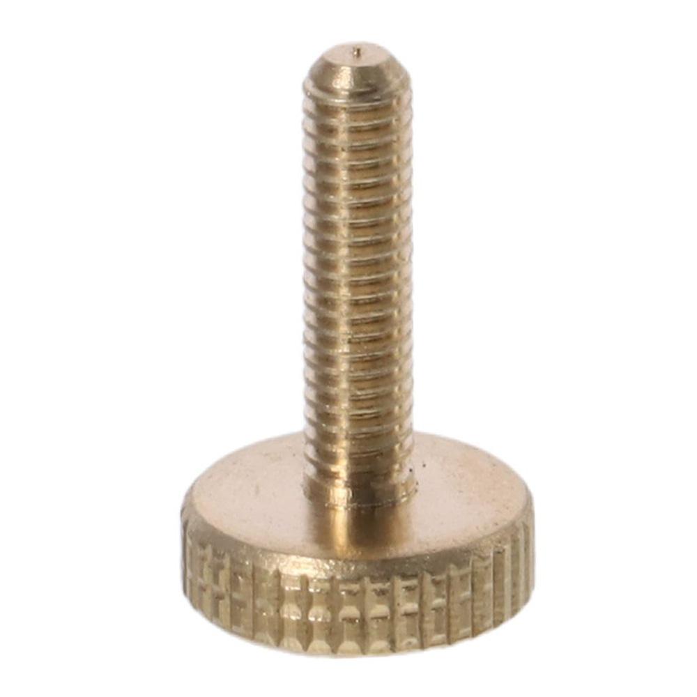 5pcs M4x 6-14mm Knurled Thumb Screws Copper Hand-Tightened Screws Machine Screws Flat Head