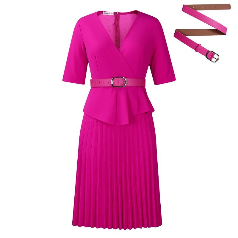 

Женское новое модное темпераментное платье большого размера Tongle с V-образным вырезом и плиссировкой в африканском стиле S