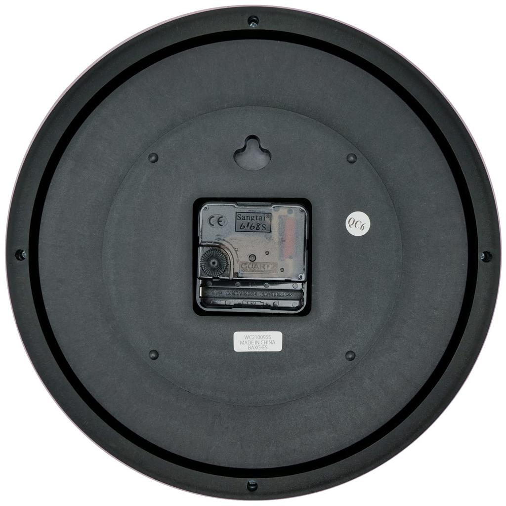 ALIAS Shaun the Sheep Wall Continuous Second 26cm Clock, Analog, Silent, Hand, WC21009SS, Pink,