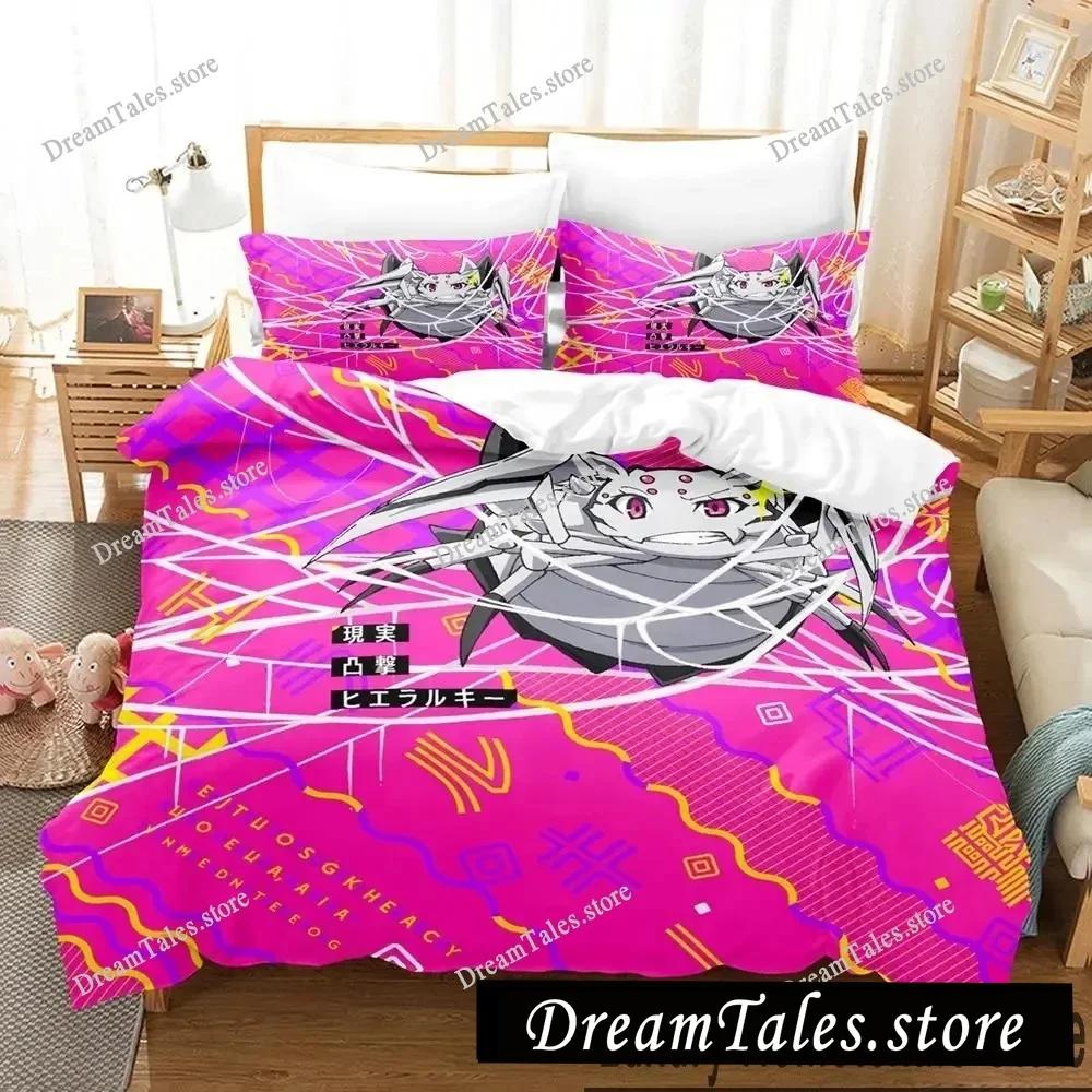3D Print Anime Kumoko So I'm A Spider So What Bedding Set Boys Girls Twin Queen King Size Duvet Cover Pillowcase Bed Boys Adult7