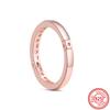 925 Sterling Silver Rings for Women Original Infinity Love Heart Engagement Wedding Ring Rose Gold Zircon Luxury Jewelry Gift
