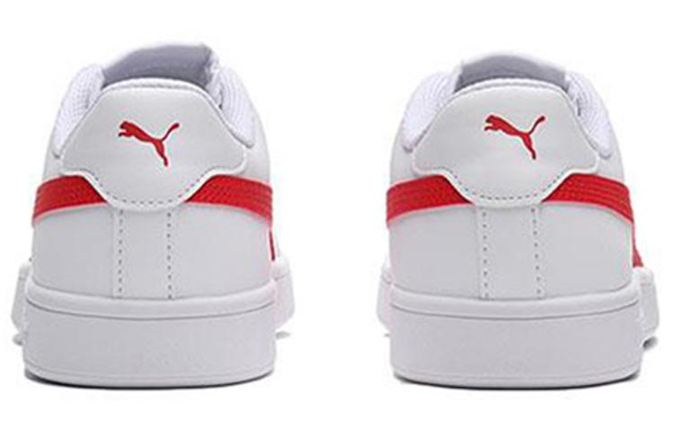 Men's Sneakers PUMA Smash V2 L White Red Unisex 'White Red'