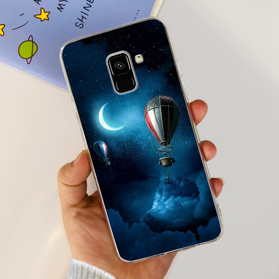 For Samsung Galaxy A8 Plus 2018 Case SM-A730F Luxury Painted Cover Soft Silicone Phone Case For Samsung A8 2018 A530F A8+ Bumper