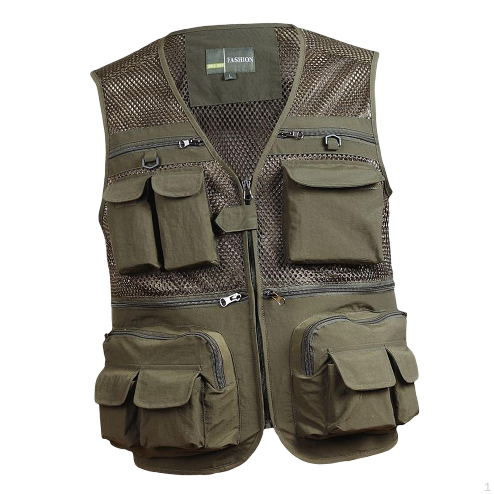 

Мужская утилитарная одежда для рыбалки с карманами 3XL зелёный